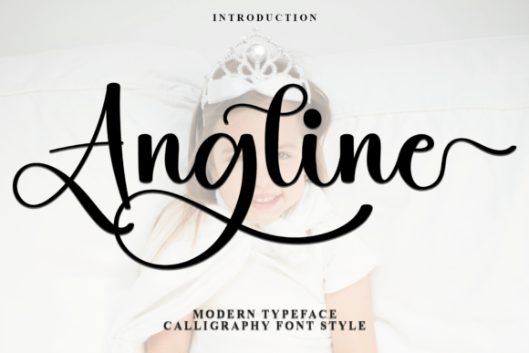 Angline: A Festive Typeface for Editorial Charm