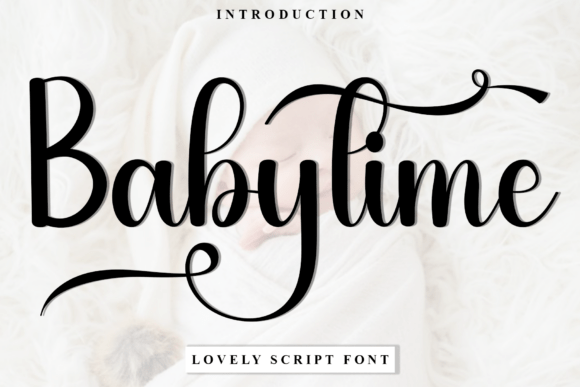 Baby Time Font: A Warm Typeface for Editorial Design