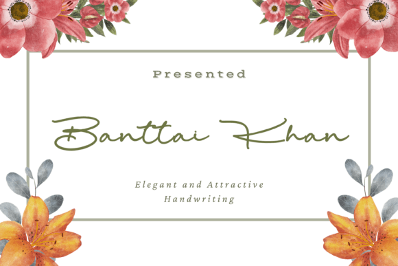 Banttai Khan: The Script Font for Bold Branding