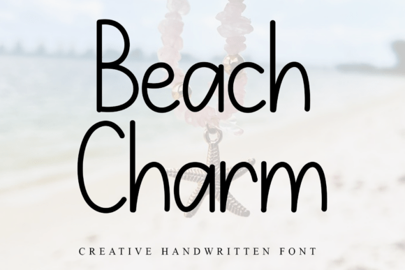 Beach Charm: A Festive Typeface for Editorial Design