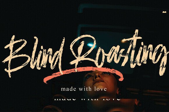 Blind Roastting: A Bold Display Font for Web Design