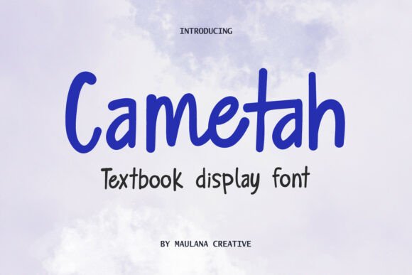Cametah: The Handwritten Font for Scroll-Stopping Designs