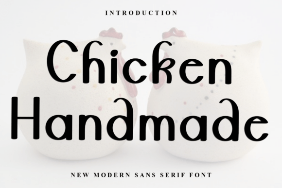 Chicken Handmade Font for Festive Campaigns