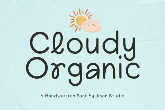 Cloudy Organic: A Playful Handwritten Font for Web Design
