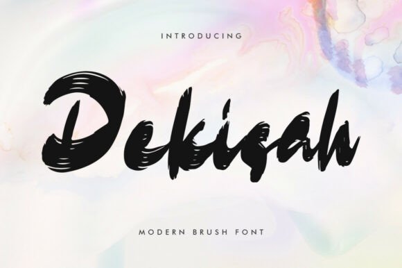 Dekisah Font: Bold Brush Type for Web Design