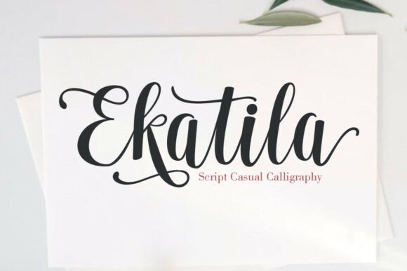 Ekatila Font Review: Elevating Campaign Visuals with Elegant Script