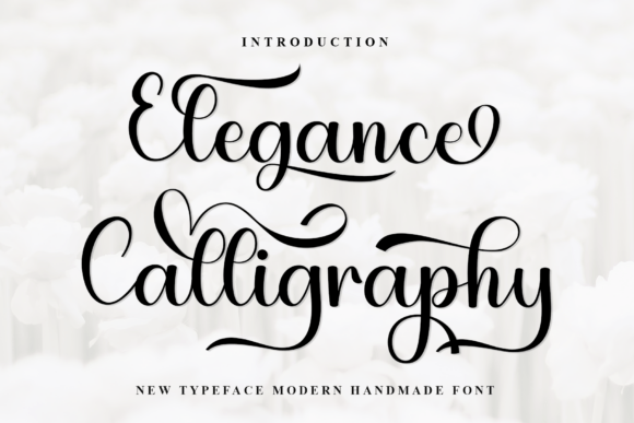 Elegance Calligraphy Typeface for Festive Branding