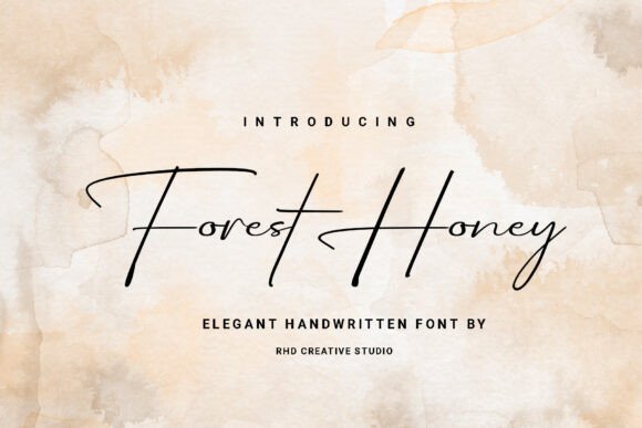 Forest Honey: A Script Font for Branding