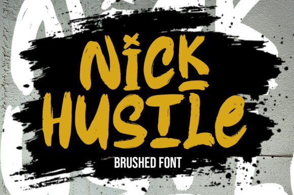 Nick Hustle Font: Bold Urban Style for Web Design