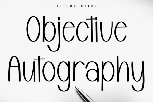 Objective Autography: A Festive Font for Crafters