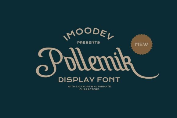 Pollemik: A Premium Script Font for Elegant Branding