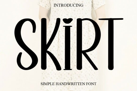 Skirt Font: A Handwritten Typeface for Makers