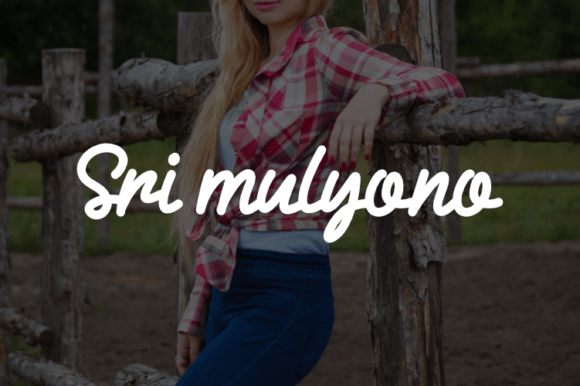 Sri Mulyono: A Versatile Script Font for Editorial Design
