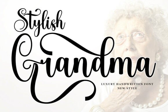 Stylish Grandma 1: A Warm Typeface for Branding