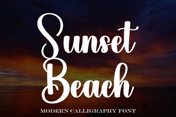 Sunsetbeach Font: Elevate Your Craft Designs