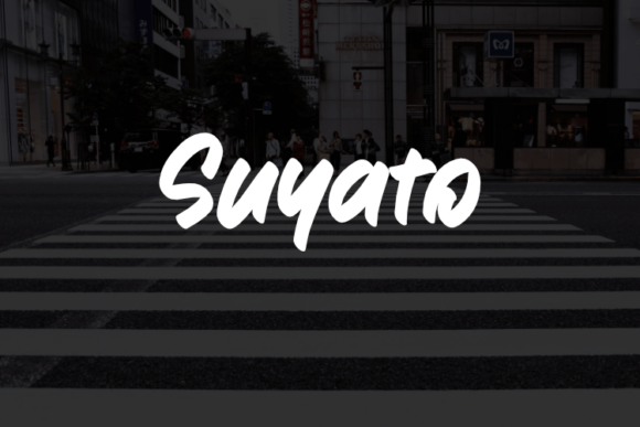 Suyato: A Script Font for Modern Editorial Design