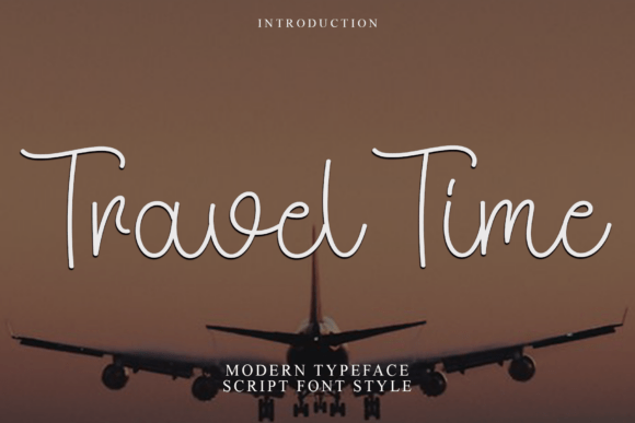 Travel Time Font: A Soft Script for Editorial Design